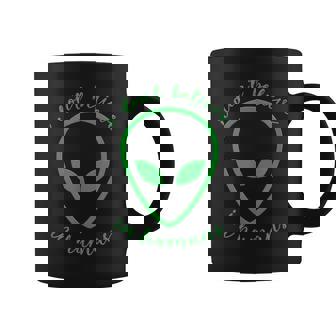 Con Texto En Inglés I Don't Believe In Humans Taza de café - Regaloses