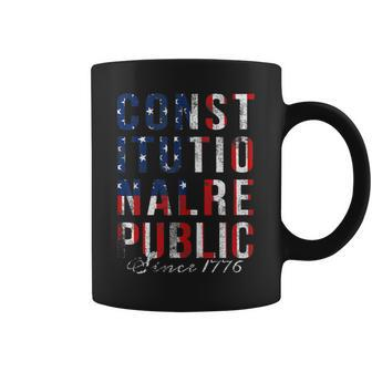 Constitutional Republic Since 1776 Usa America 4Th Of July Coffee Mug - Monsterry UK