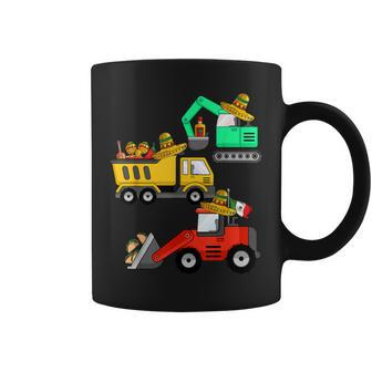 Construction Excavator Taco Mexican Crane Cinco De Mayo Coffee Mug - Thegiftio UK
