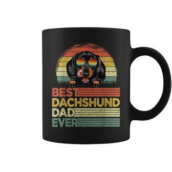 Cool Best Dachshund Dad Ever Father's Day Coffee Mug - Monsterry