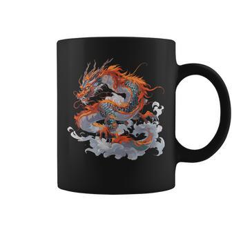 Cool Chinese Dragon In Clouds Chinese Zodiac New Year Coffee Mug - Thegiftio UK