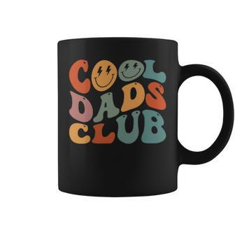Cool Dads Club Retro Groovy Smile Dad Father's Day Coffee Mug - Seseable