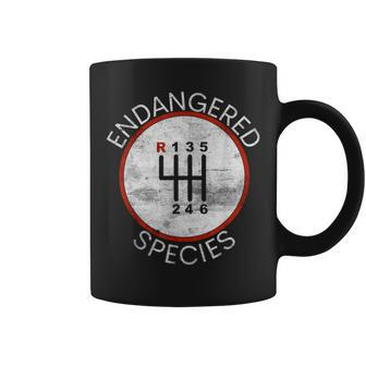 Cool Endangered Species Manual Gearbox Stick Shift 6 Speed Coffee Mug - Monsterry DE