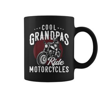 Cool Grandpas Ride Motorcycles Biker Grandad Coffee Mug - Monsterry UK