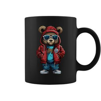 Cool Hip-Hop Bear Streetwear Graphic Coffee Mug | Mazezy AU