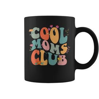 Cool Moms Club Retro Groovy Mom Life Mama Happy Mother's Day Coffee Mug - Monsterry CA