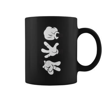 Cool Rock Paper Scissors Coffee Mug - Monsterry AU