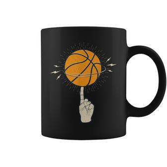 Cool Spinning Basketball On Your Finger Sport Graphic Coffee Mug - Monsterry