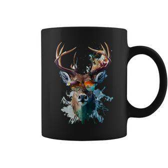 Cool Stag With Sunglasses Tassen - Seseable