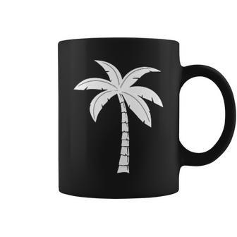Cool Summer Vacation Beach Palm Tree Coffee Mug - Seseable