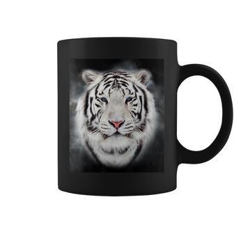 Cool Wild White Tiger T Leopard Tiger Graphic Coffee Mug - Thegiftio UK