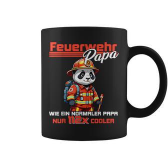 Cooler Feuerwehr Papa Pandaater Hauptmann Herren Tassen - Geschenkecke