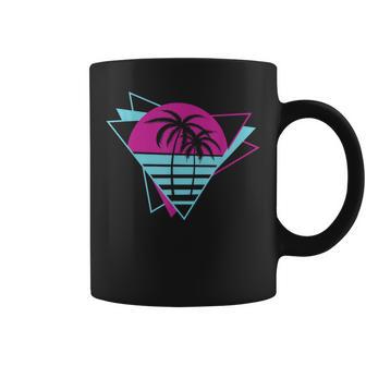 Cooler Synthie 80Er Synthwave Sonnenuntergang Retro- Tassen - Geschenkecke