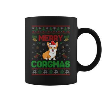 Corgi Christmas Sweater Cool Merry Corgmas Xmas Coffee Mug - Monsterry