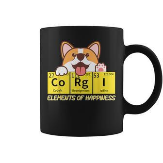 Corgi Elements Tab Of Happiness For Corgi Mom And Dad Coffee Mug - Seseable
