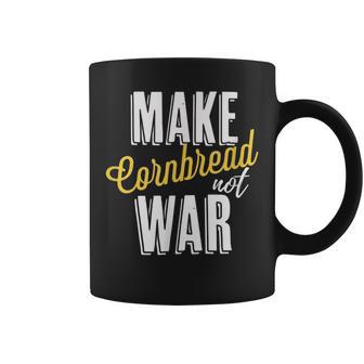 Make Cornbread Not War Baking Peace Coffee Mug - Monsterry UK