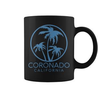 Coronado California Beach San Diego Retro Vintage Cali Surf Coffee Mug - Monsterry