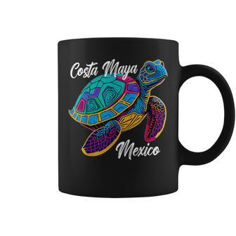 Costa Maya Mexico Turtle Sea Tropical Souvenir Travel Sea Coffee Mug - Monsterry