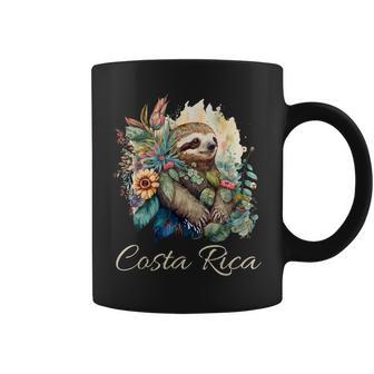 Costa Rica Tropical Sloth Coffee Mug - Seseable
