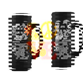 Costume Hippie Années 60 Et 70 Avec Signe De Paix Tasse - Cadeauxyz