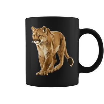 Cougar Face For Wild And Big Cats Lovers Coffee Mug - Thegiftio UK