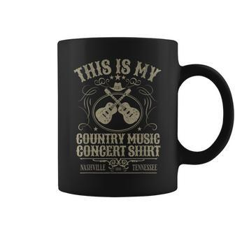 This Is My Country Music Concert Nashville Tennessee Vintage Coffee Mug | Mazezy UK