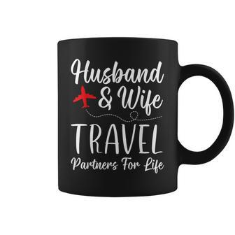 Couple Matching Husband And Wife Travel Partners For Life Coffee Mug - Monsterry UK