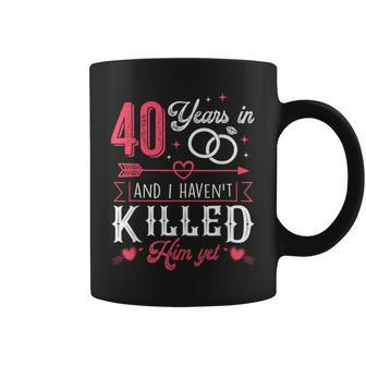 Couples Married 40 Years 40Th Wedding Anniversary Coffee Mug - Monsterry DE