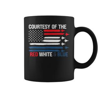 Courtesy Of The Red White And Blue Coffee Mug - Seseable