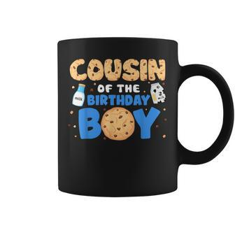 Cousin Of The Birthday Boy Milk And Cookies 1St Birthday Coffee Mug - Seseable