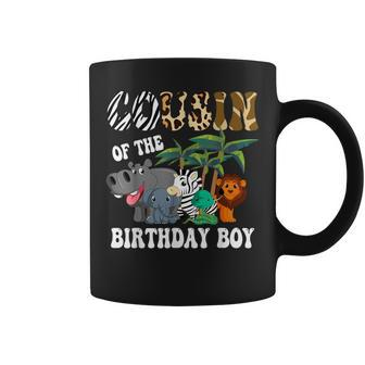 Cousin Of The Birthday Boy Zoo Bday Safari Celebration Coffee Mug - Thegiftio UK