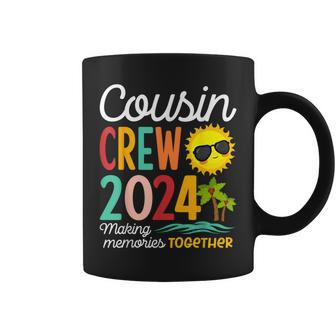 Cousin Crew 2024 Summer Vacation Beach Family Trip Matching Coffee Mug - Thegiftio UK