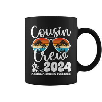 Cousin Crew 2024 Summer Vacation Beach Family Trip Matching Coffee Mug - Seseable