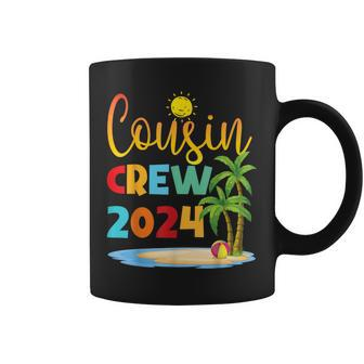 Cousin Crew 2024 Summer Vacation Beach Family Trips Matching Coffee Mug - Monsterry DE