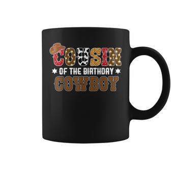 Cousin First Birthday Cowboy Western Rodeo Party Matching Coffee Mug - Monsterry