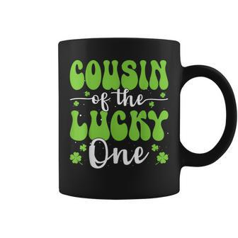 Cousin Of The Lucky One First Birthday St Patrick's Day Coffee Mug - Monsterry