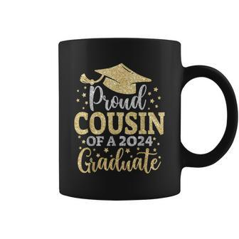 Cousin Senior 2024 Proud Mom Of A Class Of 2024 Graduate Coffee Mug - Monsterry DE