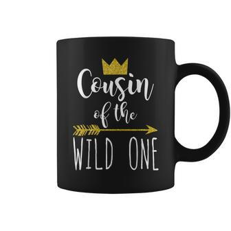 Cousin Of The Wild One 1St Birthday First Thing Coffee Mug - Monsterry