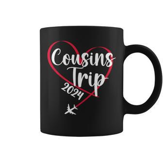 Cousins Trip 2024 Heart Vacation Travel Cousins Weekend Coffee Mug - Seseable