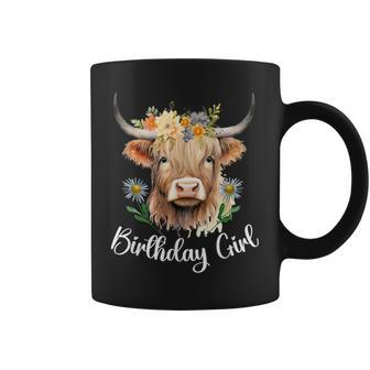 Cow Birthday Girl Mother Girl Mama Woman Family Matching Coffee Mug - Seseable