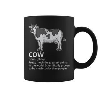 Cow Definition Milk Dairy Cattle Farmer Coffee Mug | Mazezy
