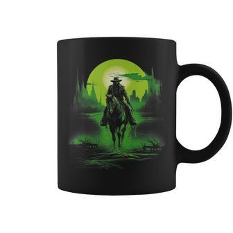 Cowboy Horseback Riding Saloon Gunfight Sheriff Coffee Mug - Monsterry UK