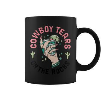 Cowboy Tears On The Rocks Vintage Coffee Mug - Monsterry DE