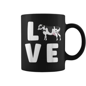 Cows Lover Farm Animal Cow Farmer I Love Cows Coffee Mug - Monsterry CA