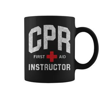 Cpr First Aid Aed Instructor Coffee Mug - Monsterry