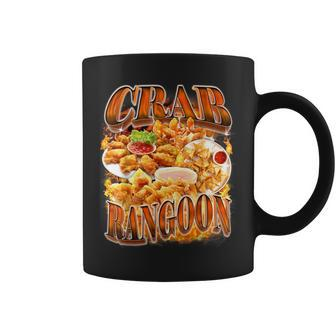 Crab Rangoon Meme Bootleg Rap Style 90S Vintage 1990S Coffee Mug | Mazezy