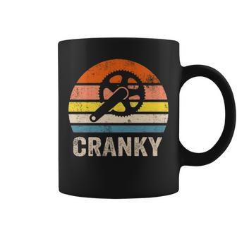 Cranky Vintage Sun Bicycle Lovers Cycling Cranky Coffee Mug | Mazezy