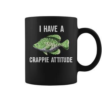 Crappie Attitude T Crappies Fishing Quote Coffee Mug - Monsterry DE