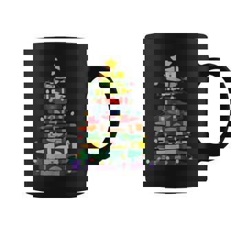 Crayon Christmas Tree Teacher Student Xmas Holiday Pajamas Coffee Mug - Thegiftio