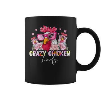 Crazy Chicken Lady Girls Chickens Lover Coffee Mug - Monsterry DE